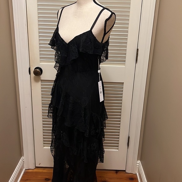 Ronny Kobo Janell Lace Dress in Black, Size 4 - Picture 9 of 17